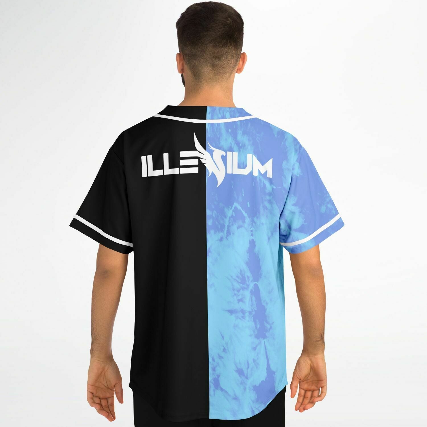 Illenium black and blue jersey