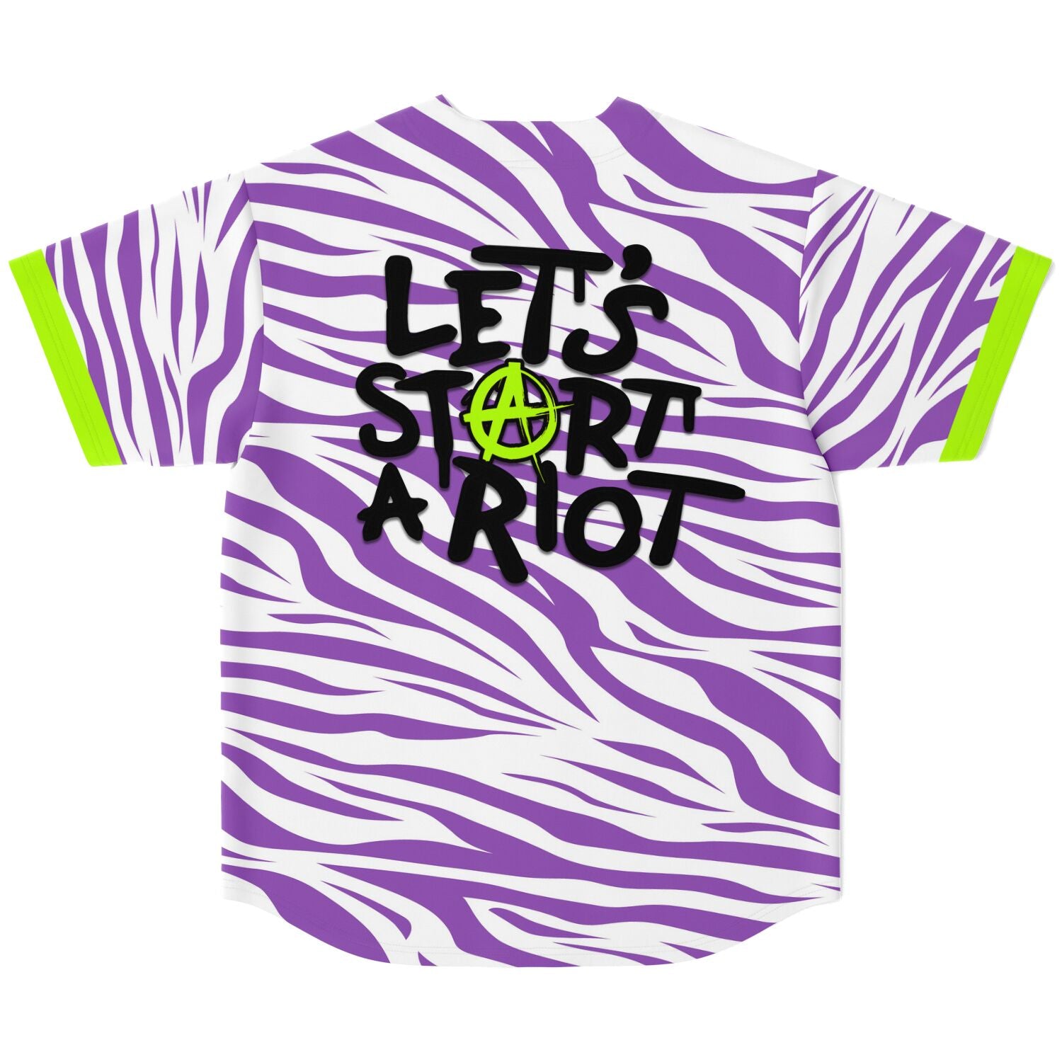 Let’s start a riot baseball jersey