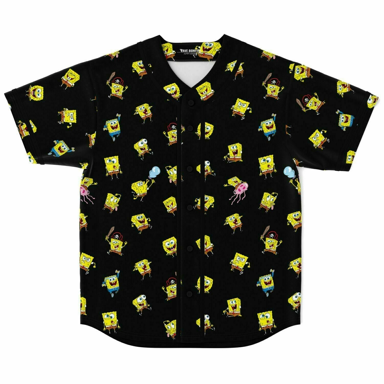Spongebob mood Baseball Jersey