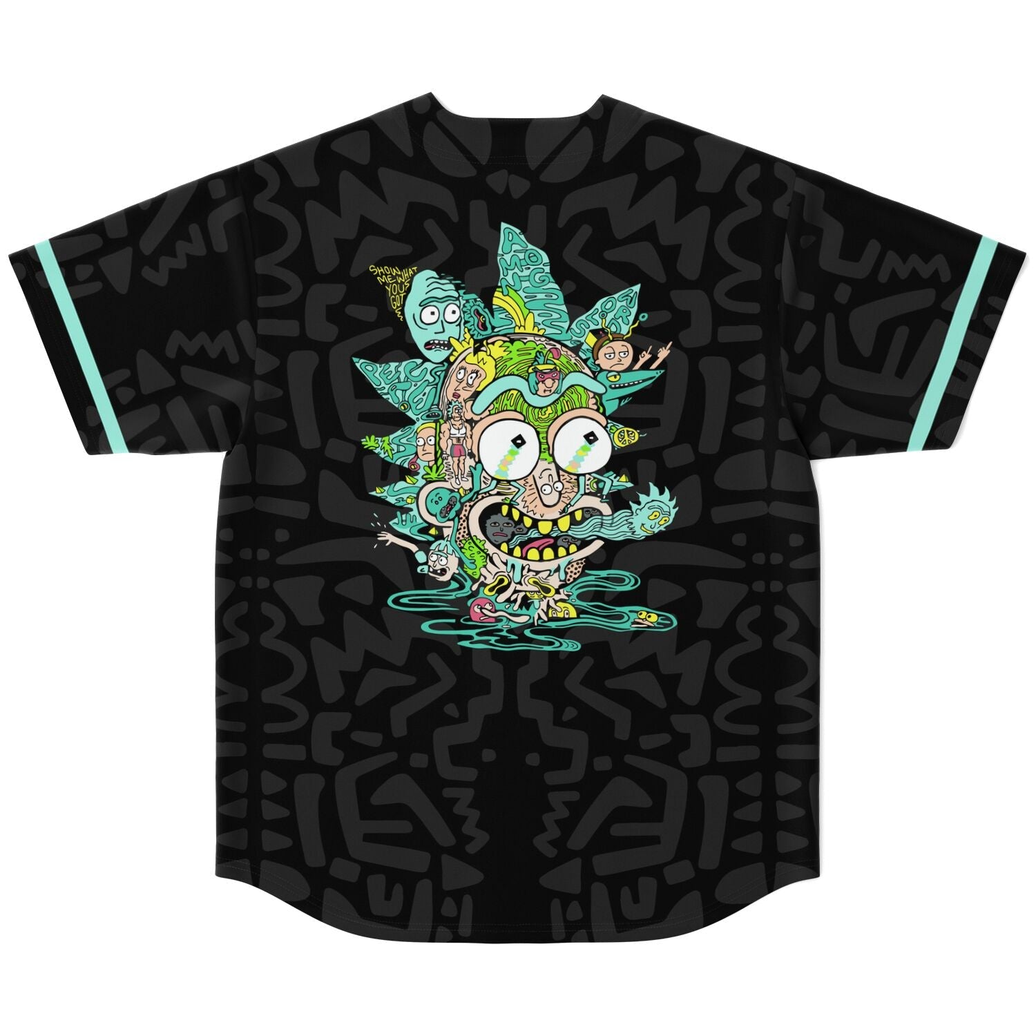 Rick and friends rave Baseball Jersey