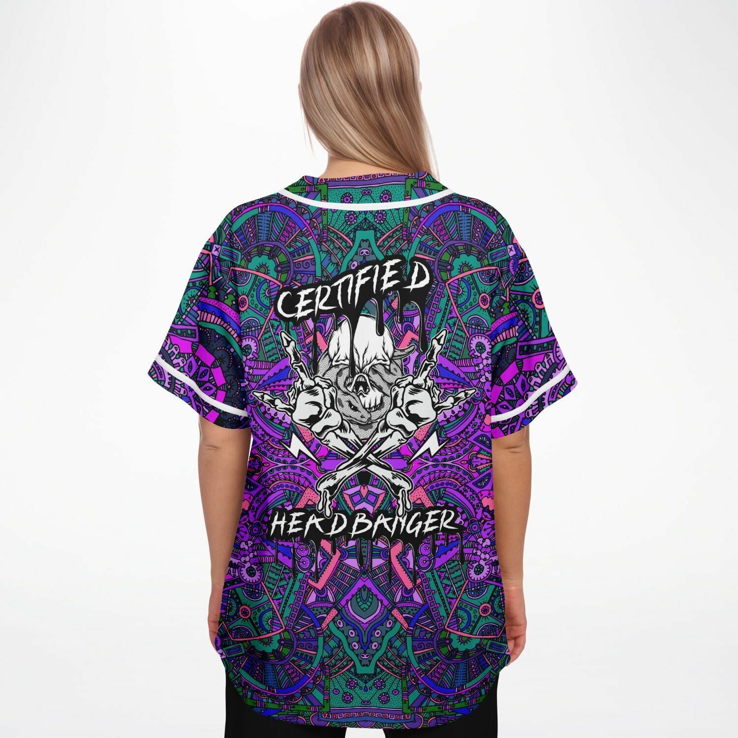 Certified headbanger baseball jersey
