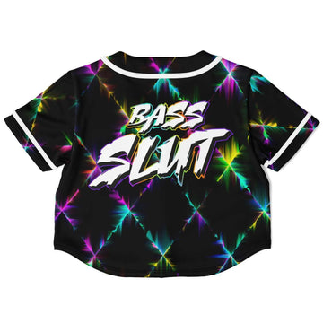 Bass slut Rave Crop Top