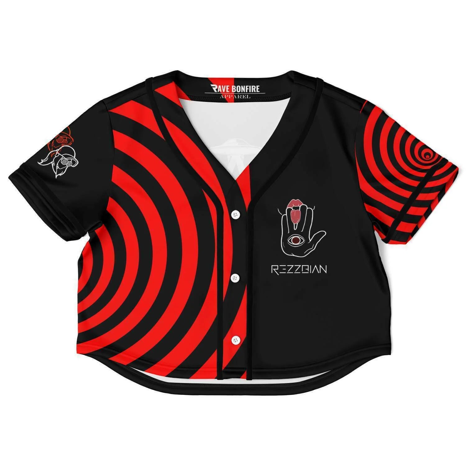 Masha rezz Rave Crop Top