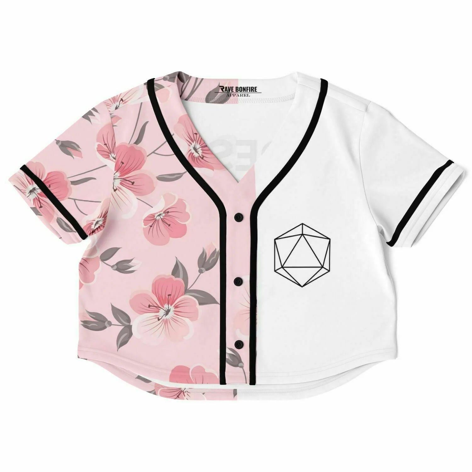 Ode Cropped Baseball Jersey