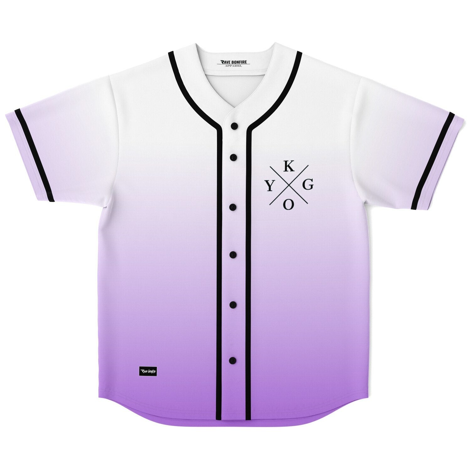 Lavender kygo Baseball Jersey
