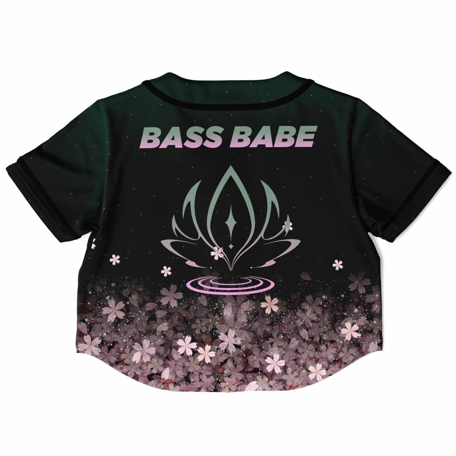 Bass Babe Cropped Baseball Jersey V2