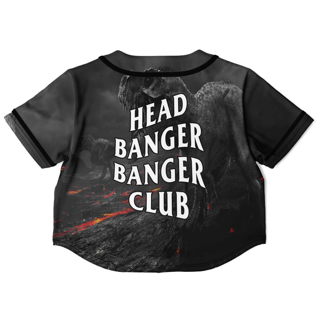 Head banger banger club Cropped Rave Top Jersey
