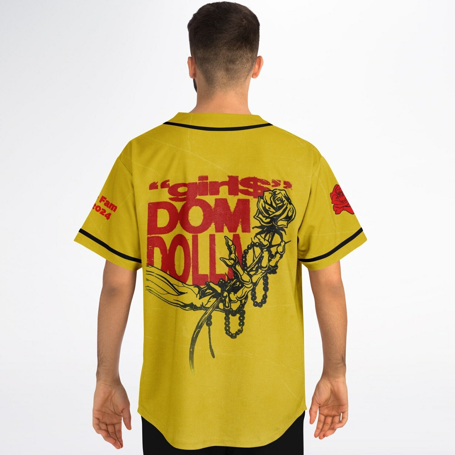 Farah custom Baseball Jersey V1