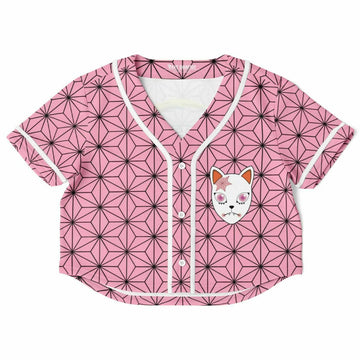 Demon slayer Cropped Rave Top Jersey Cropped