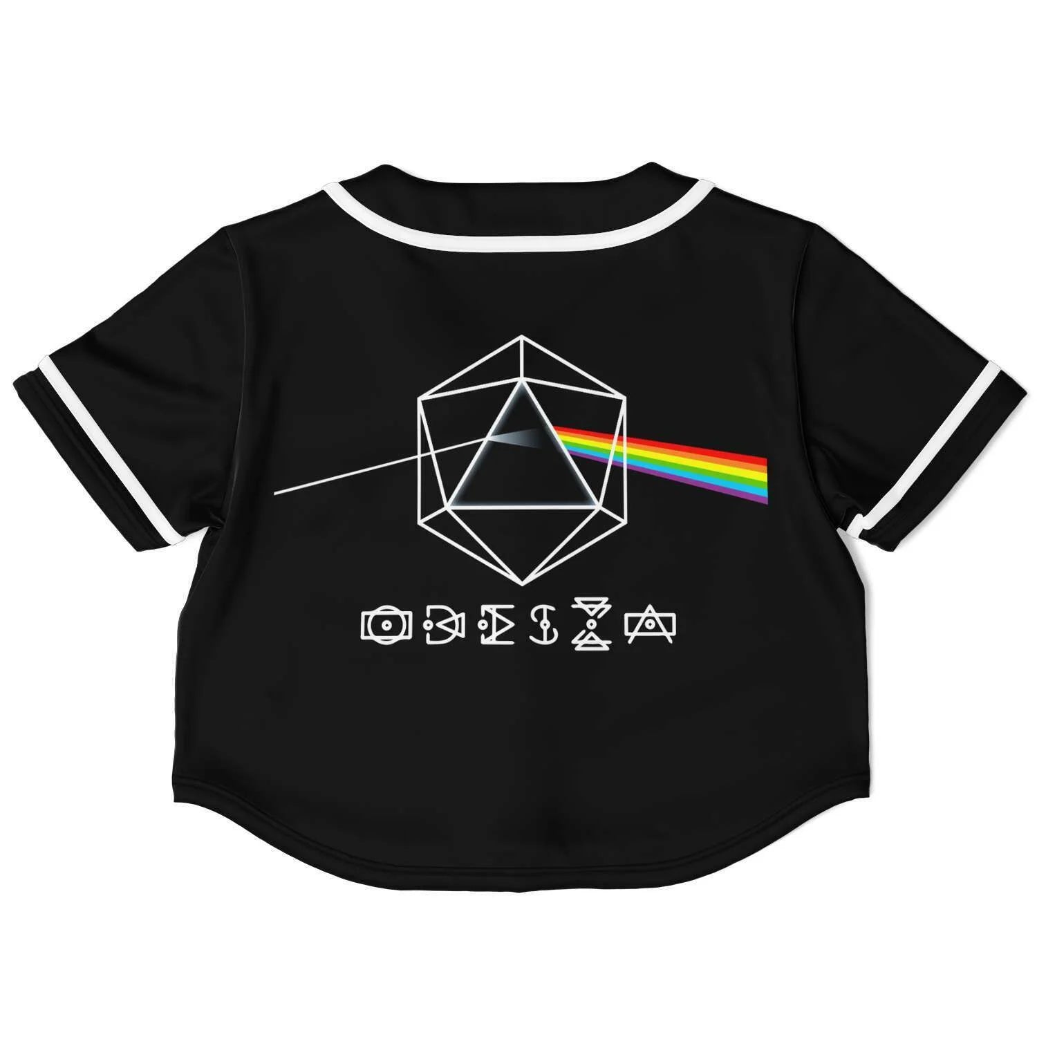 Light dispersion crop top jersey