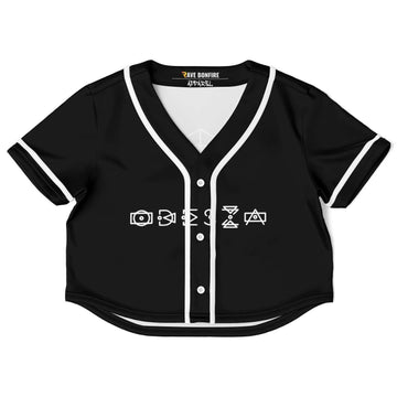 Light dispersion crop top jersey