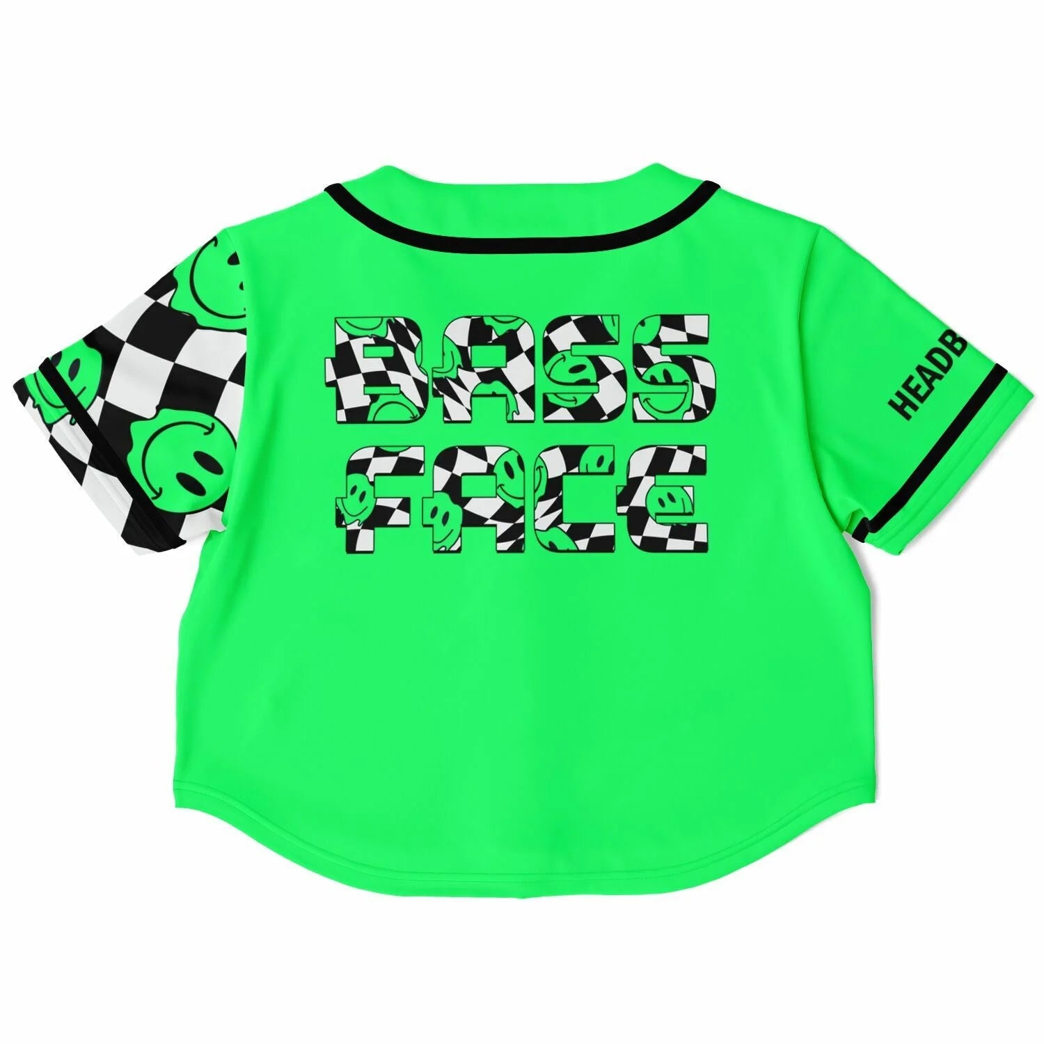 Bass Face Cropped Baseball Jersey