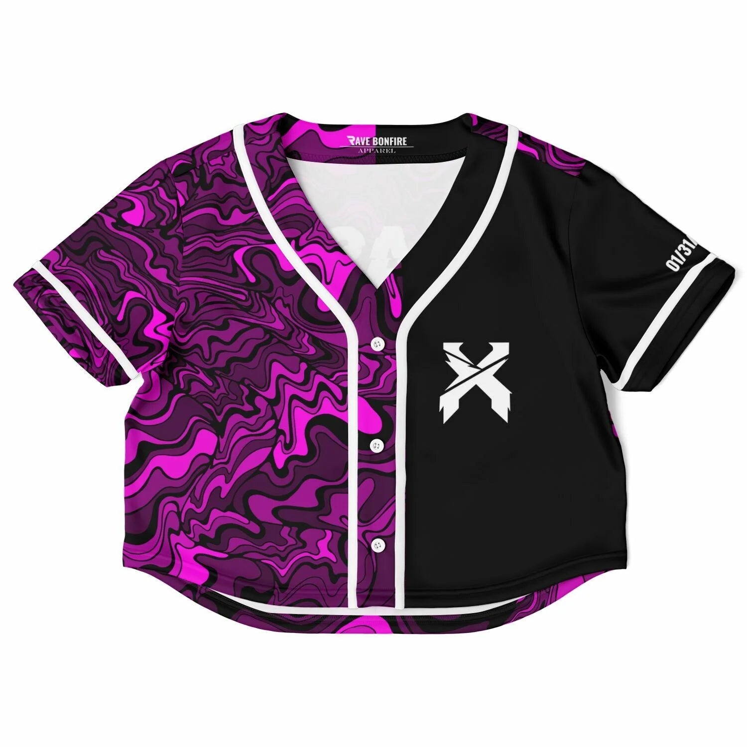 Anayeli custom Cropped Baseball Jersey V2