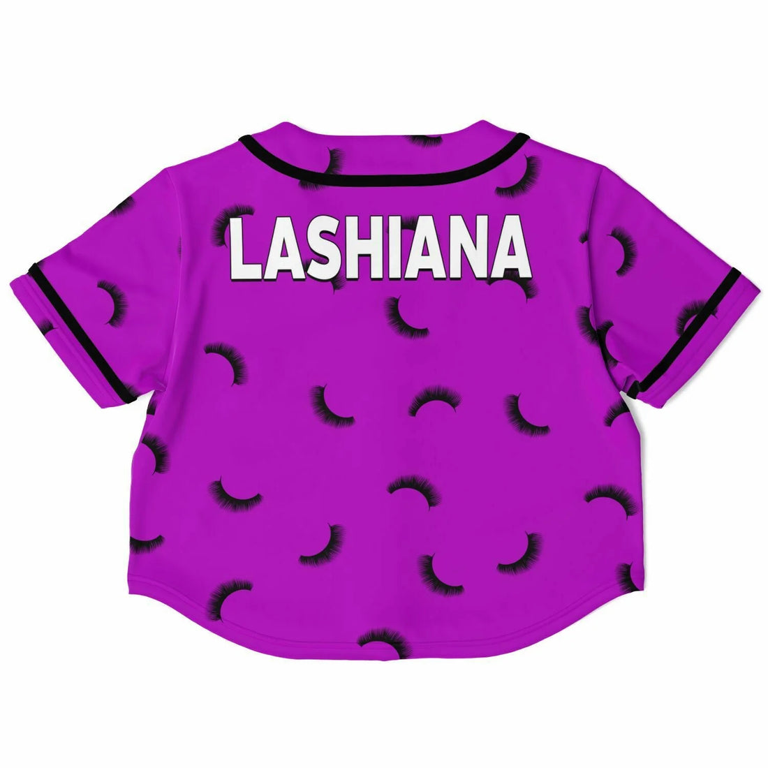 Lashes Cropped Baseball Jersey