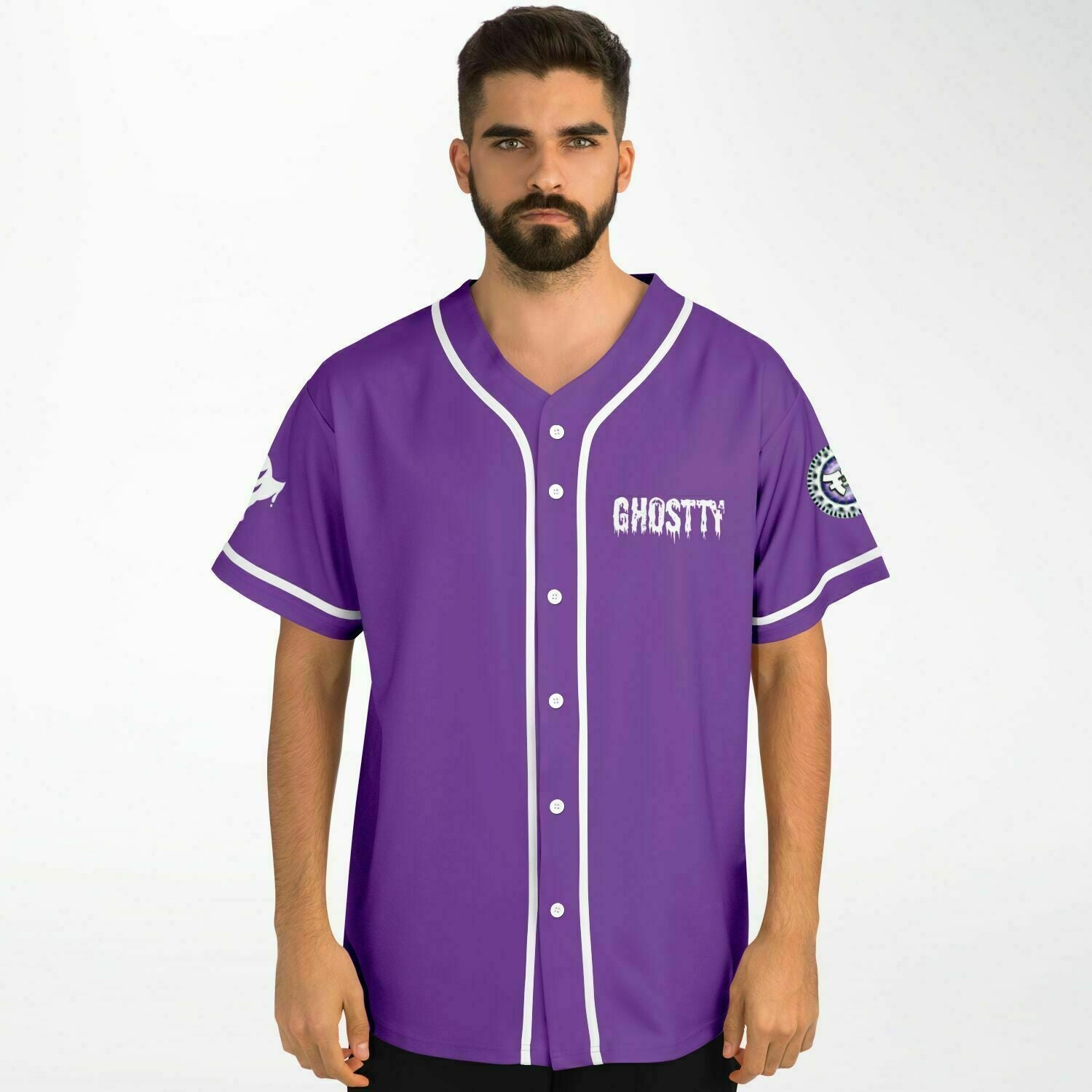Ghostty Baseball Jersey V1
