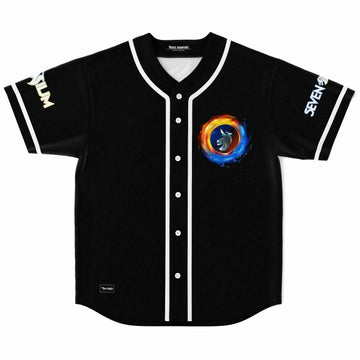 Edwin F Baseball Jersey (Fire and water)