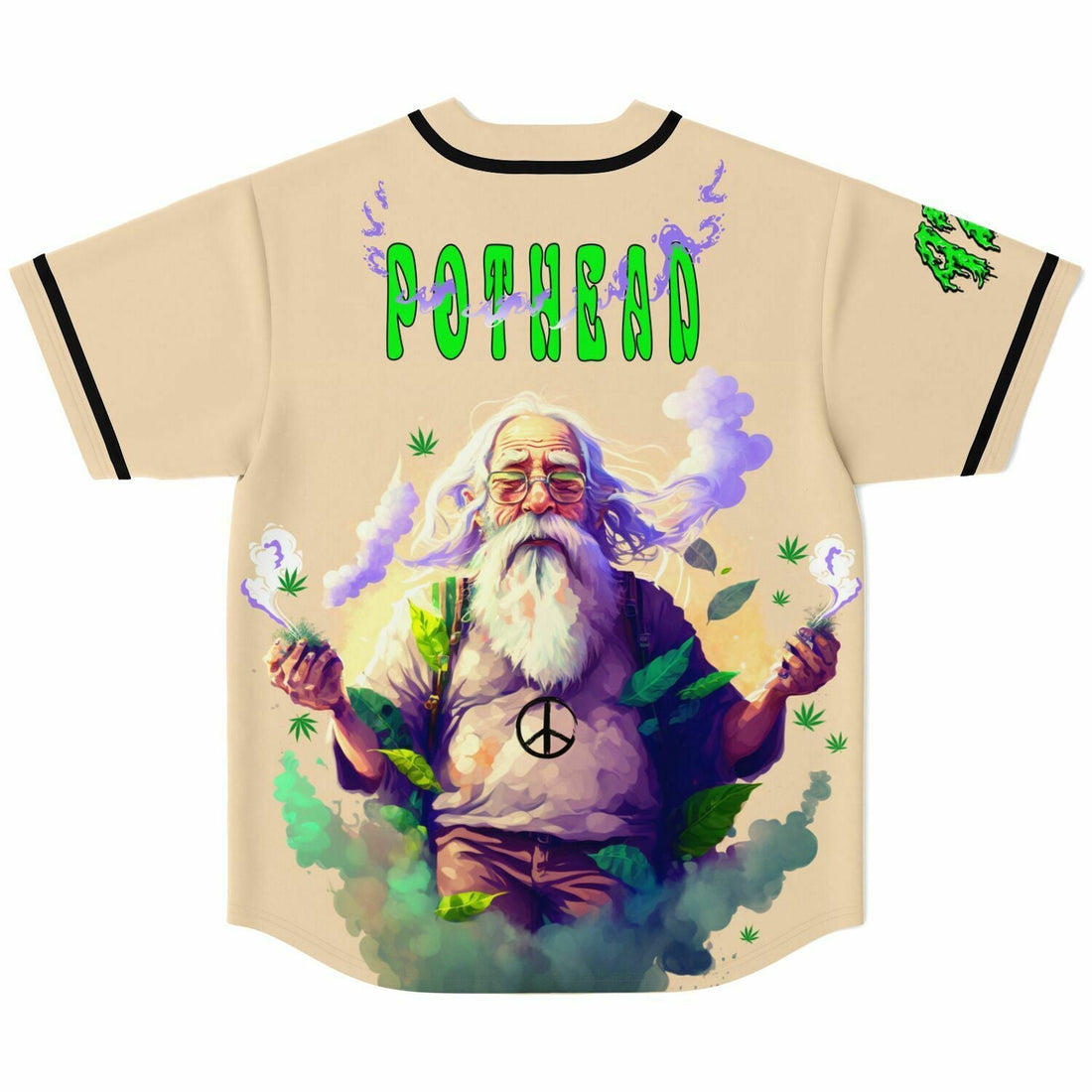 Pot Head rave baseball jersey