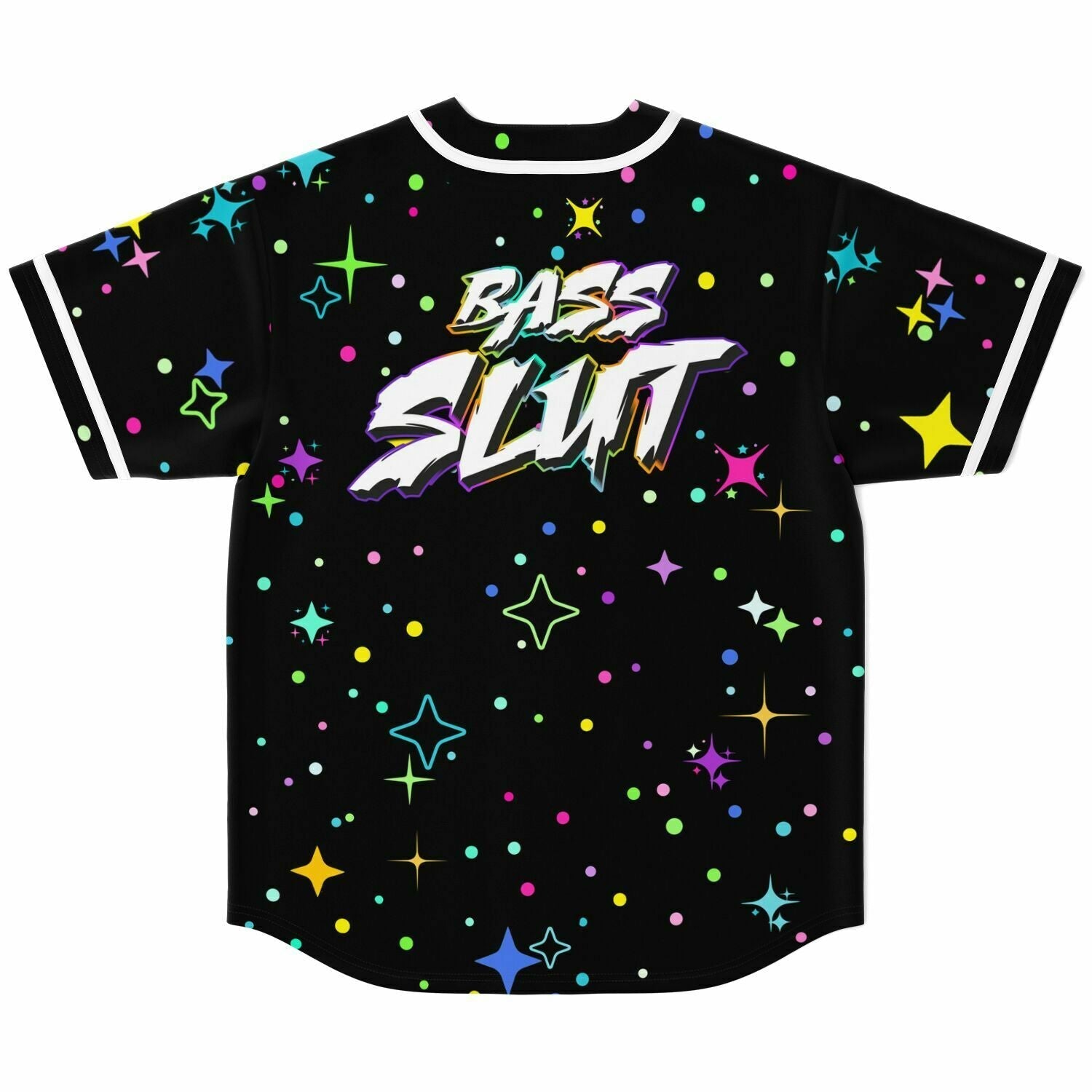Bass slut rave Baseball Jersey