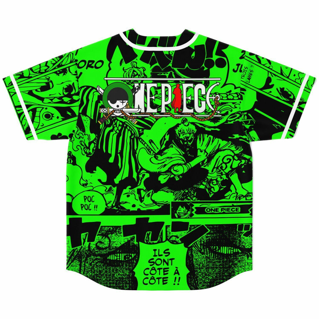 Zoro one piece baseball jersey