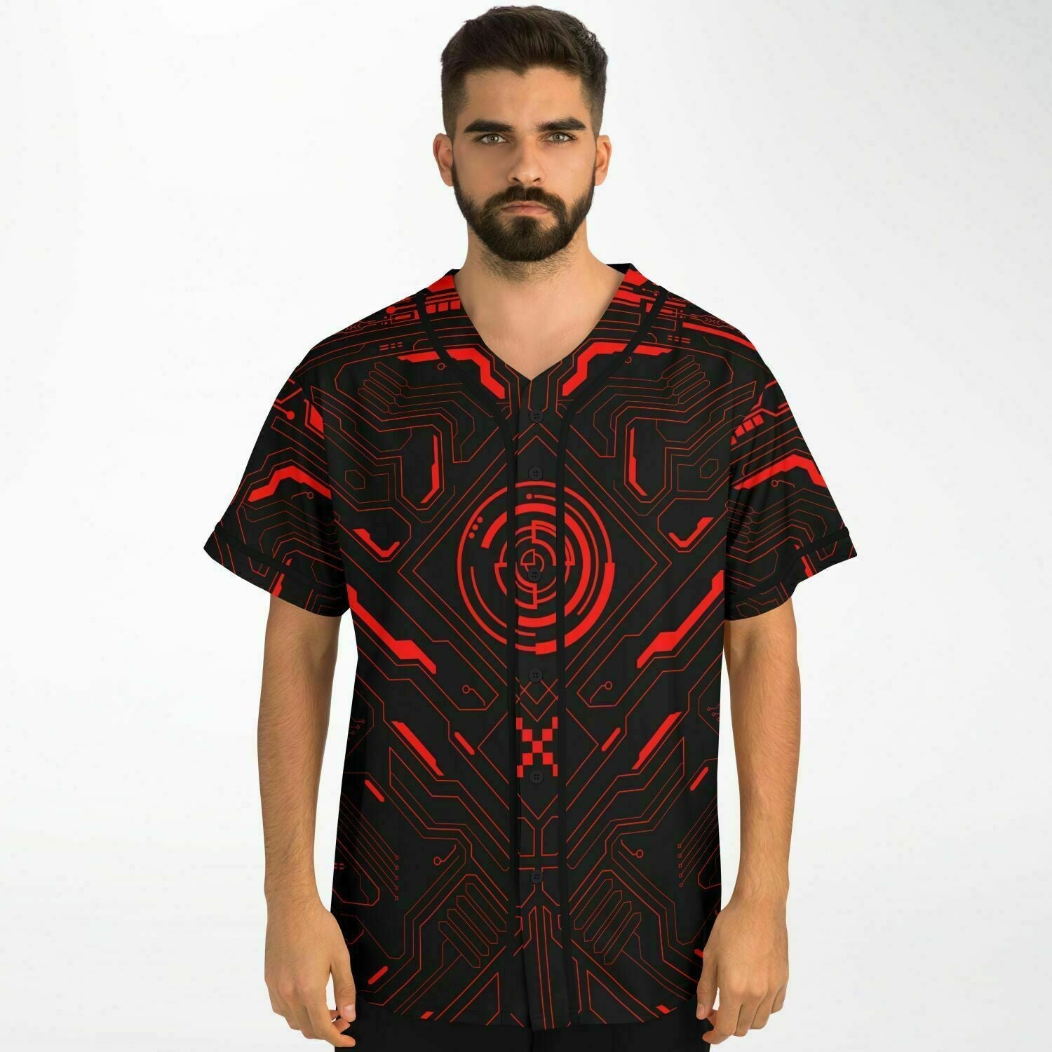 Cyberpunk Hud Baseball Jersey