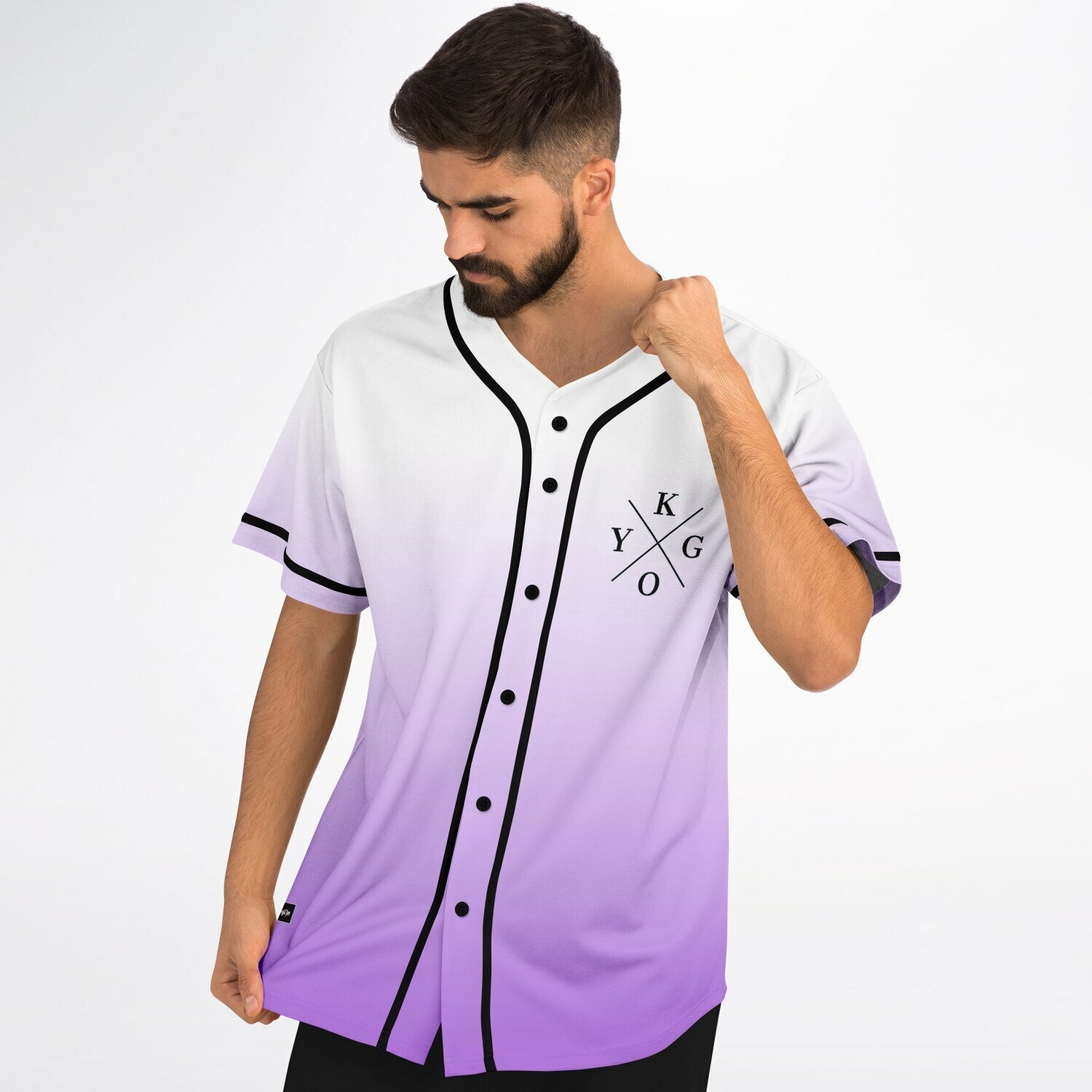 Lavender kygo Baseball Jersey