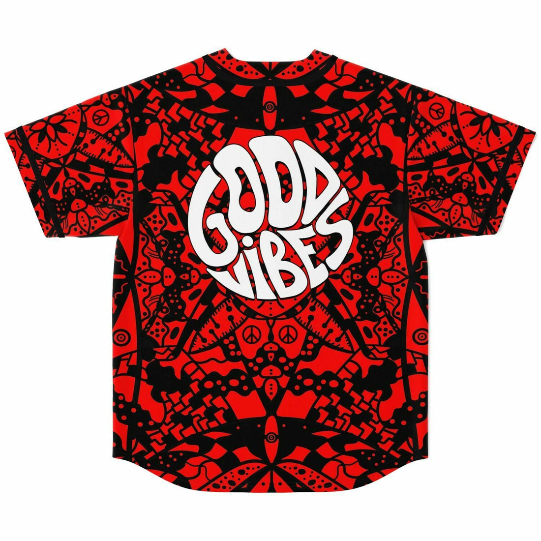 Good vibes custom red Jersey