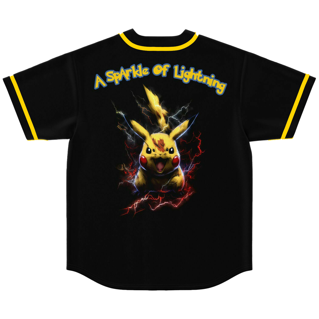A Spark of lightning Pikachu jersey