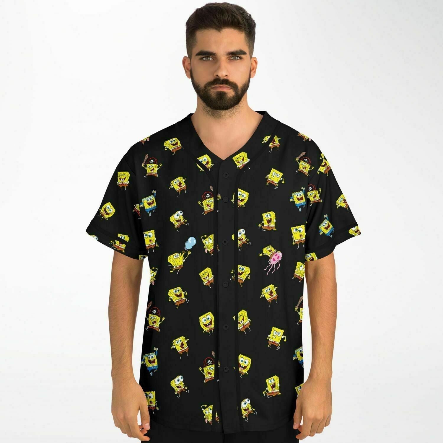 Spongebob mood Baseball Jersey