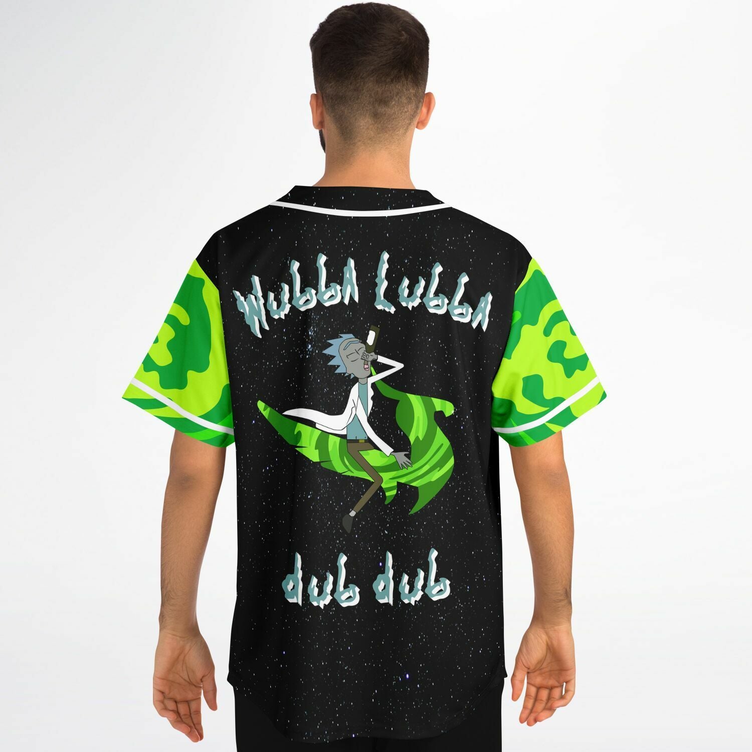 Wubba lubba rick and morty baseball jersey