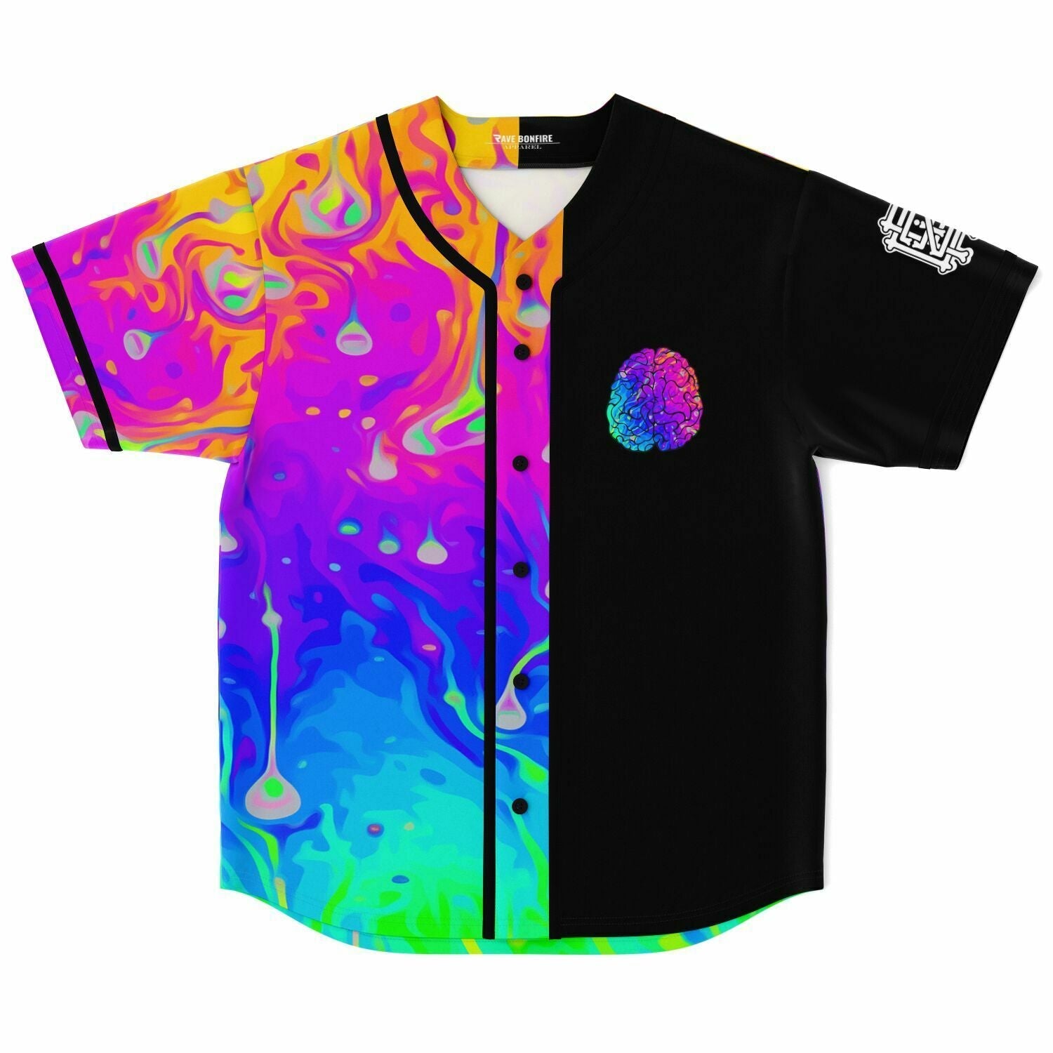 griz rainbow brain custom jersey V2