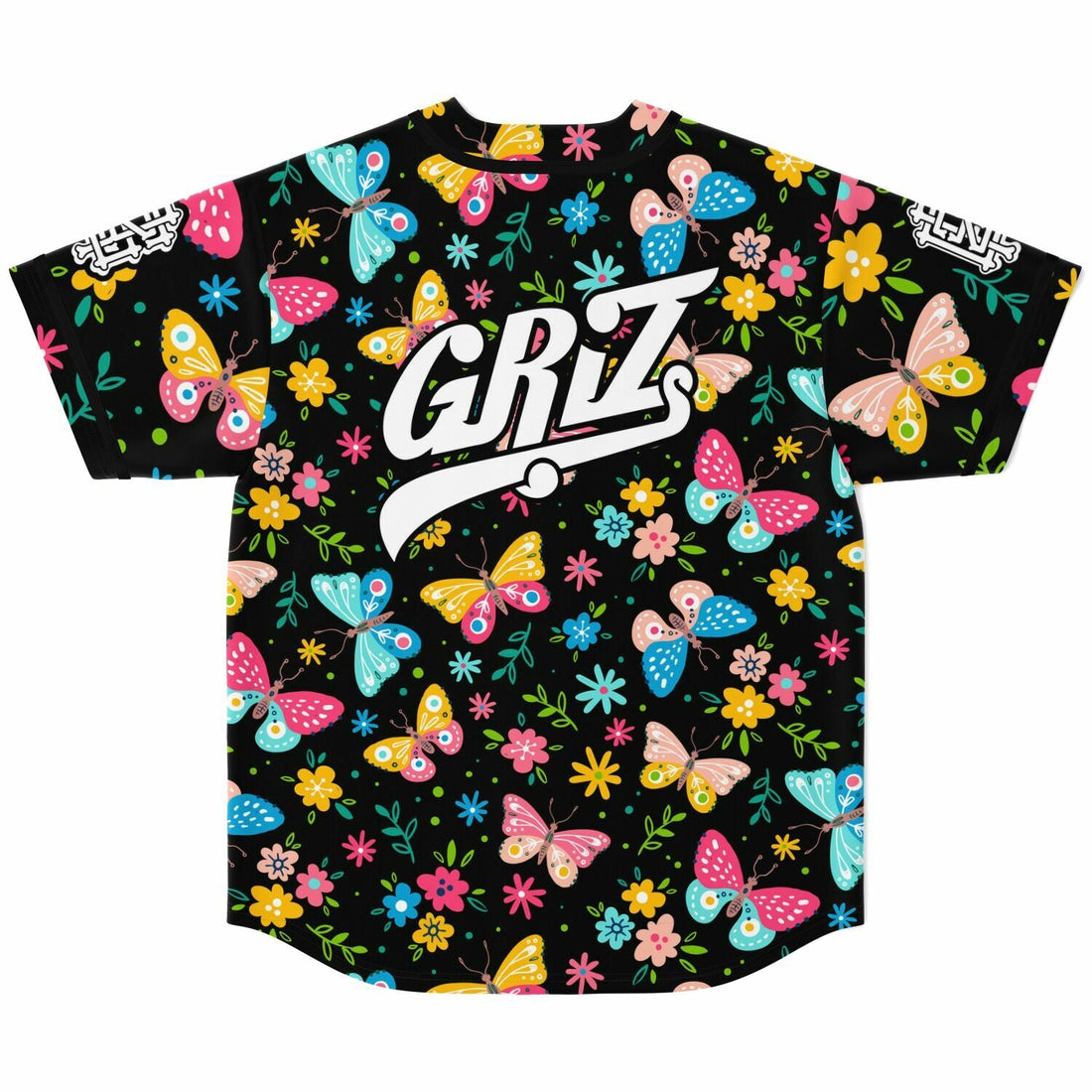 Griz Butterflies baseball jersey