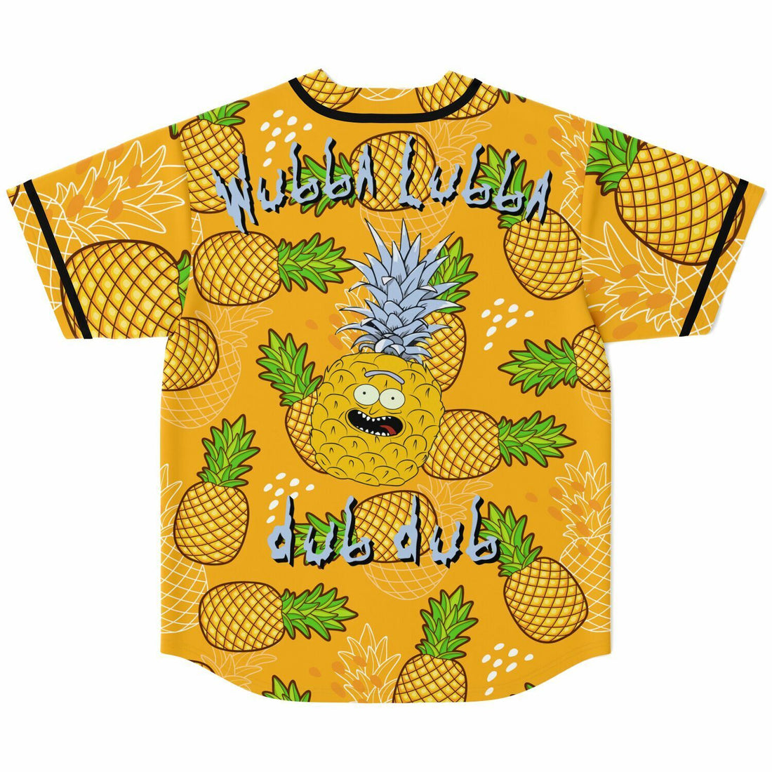 Pineapple rick baseball jersey