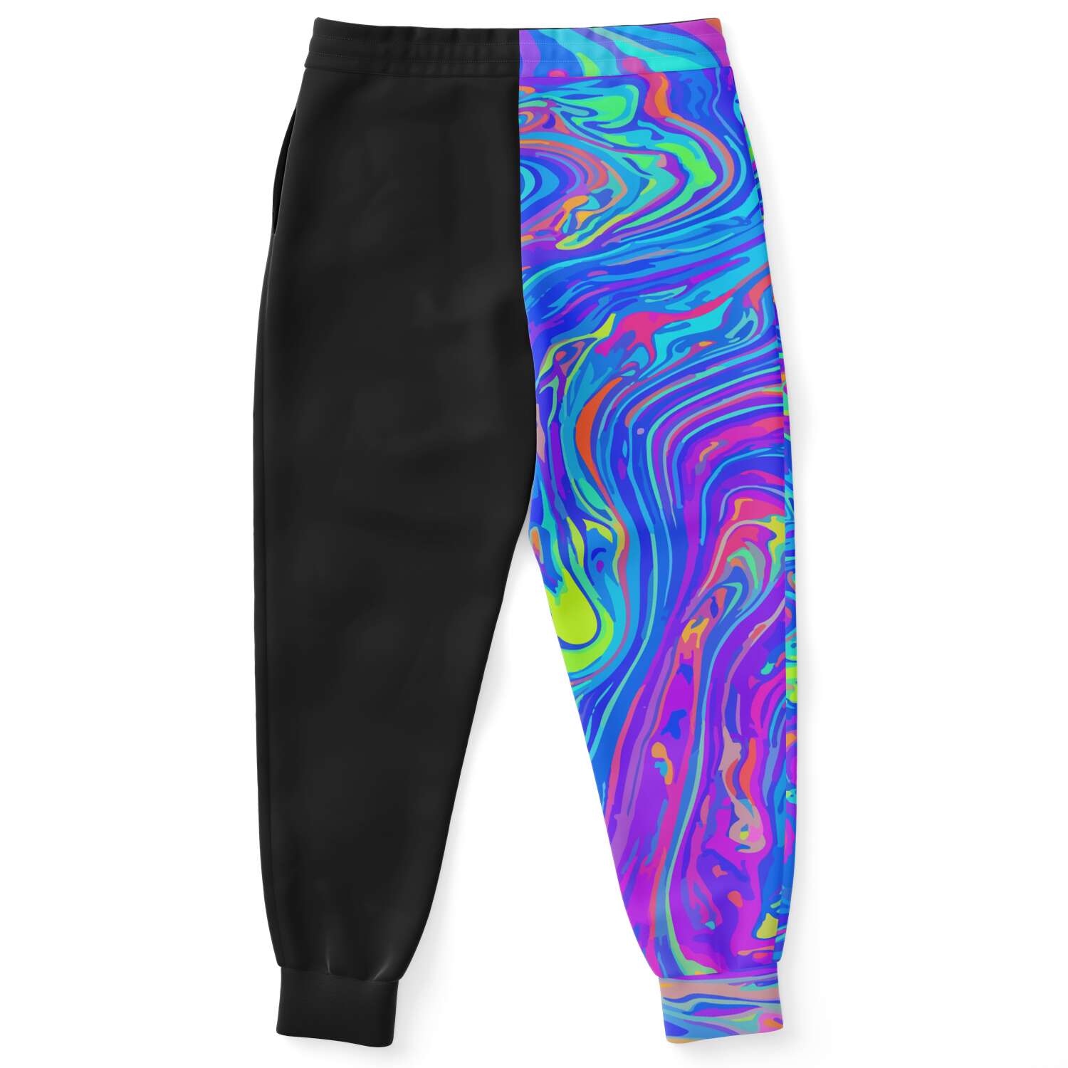 neon Liquid dripping smiley jogger