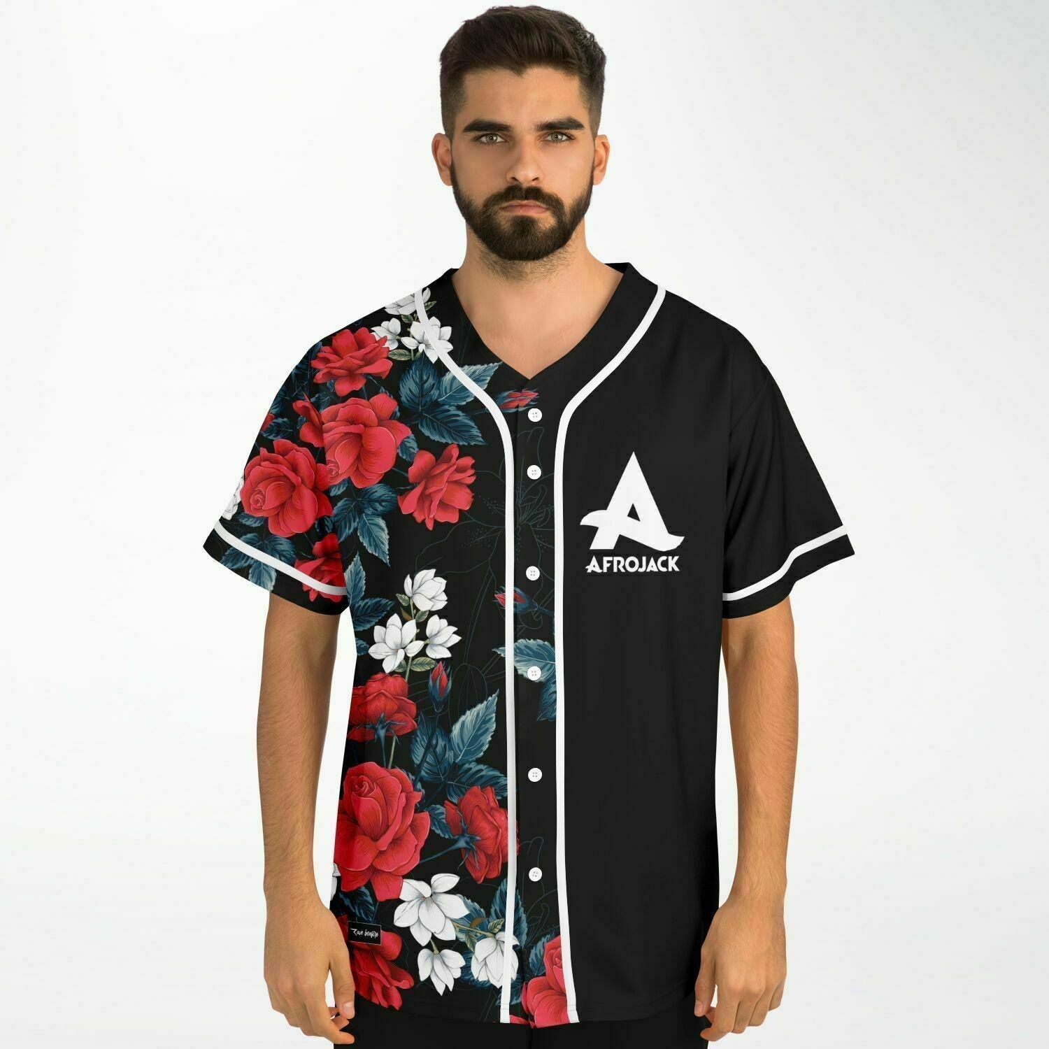 Edwin F Baseball Jersey Afro