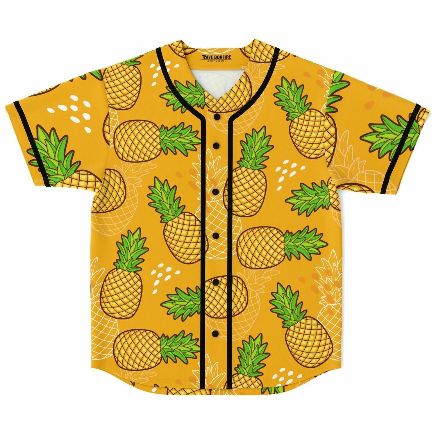Pineapple rick baseball jersey