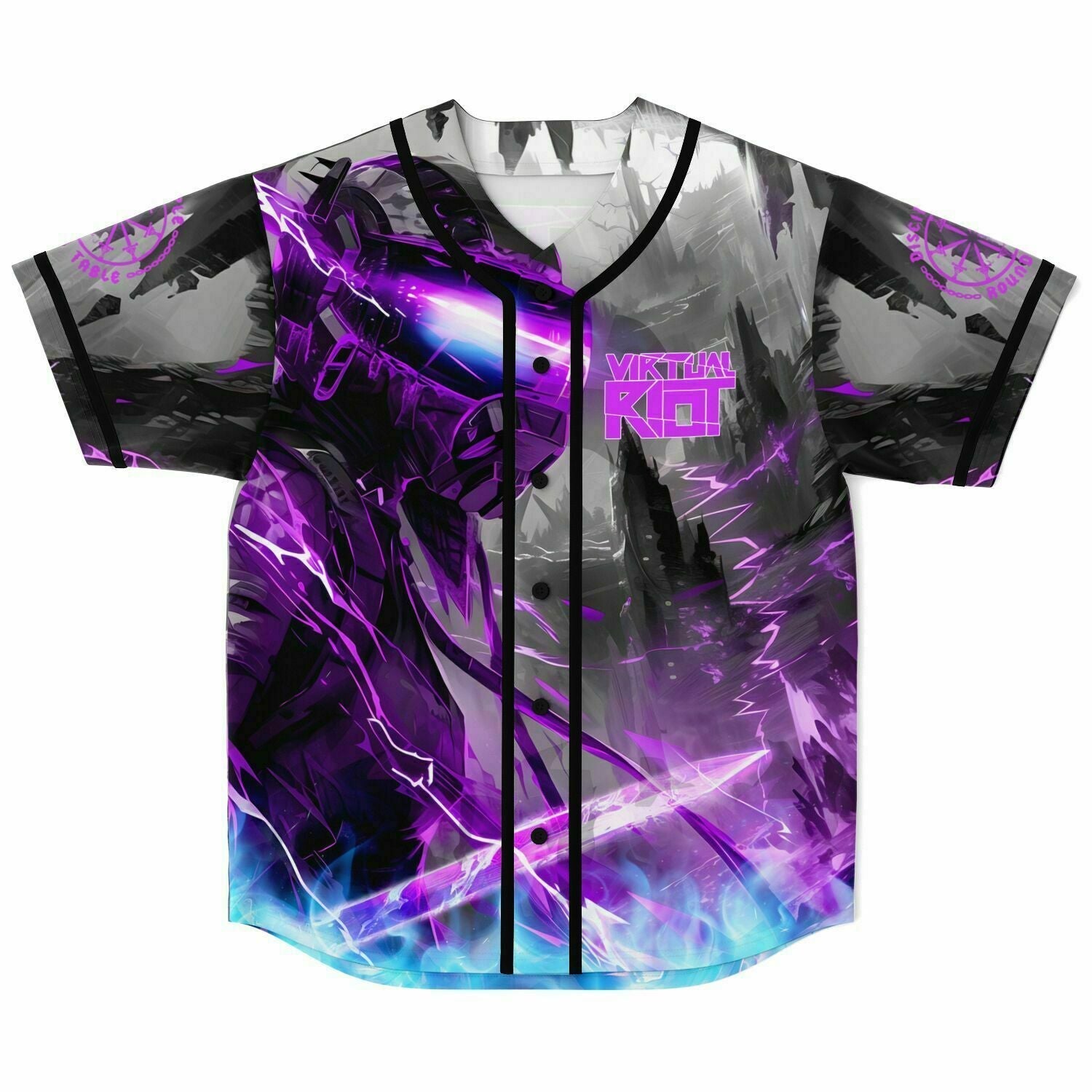 Virtual purple dragon Baseball Jersey