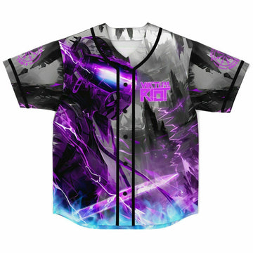 Virtual purple dragon Baseball Jersey