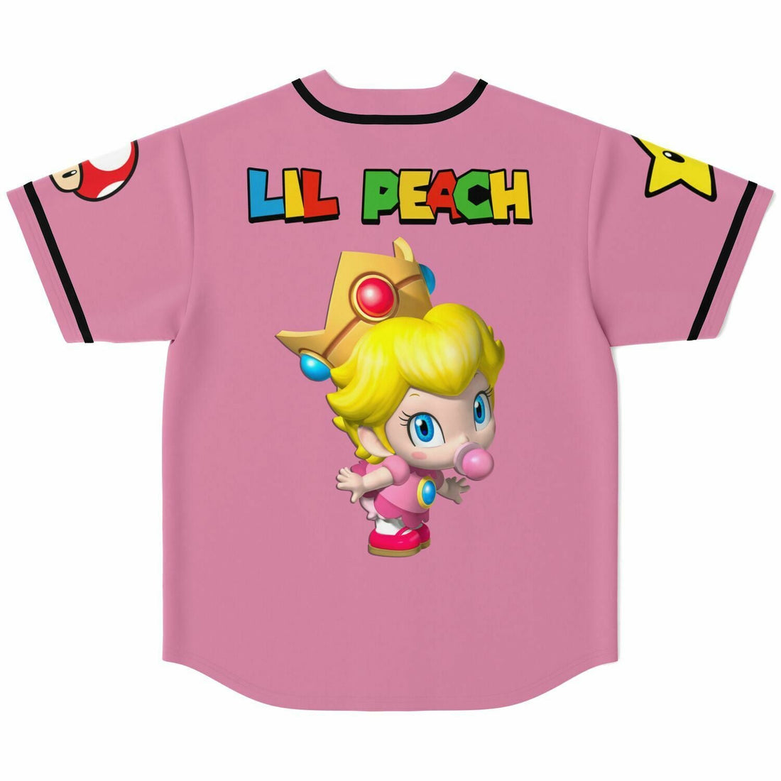 Princess Peachy Baseball Jersey V2