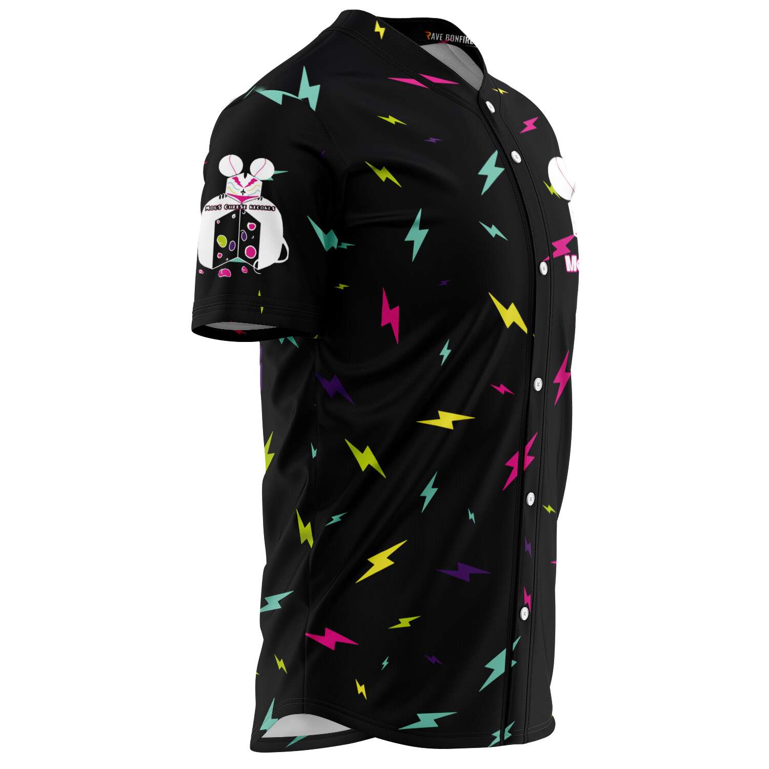 Black Mou5ZyZZ baseball jersey