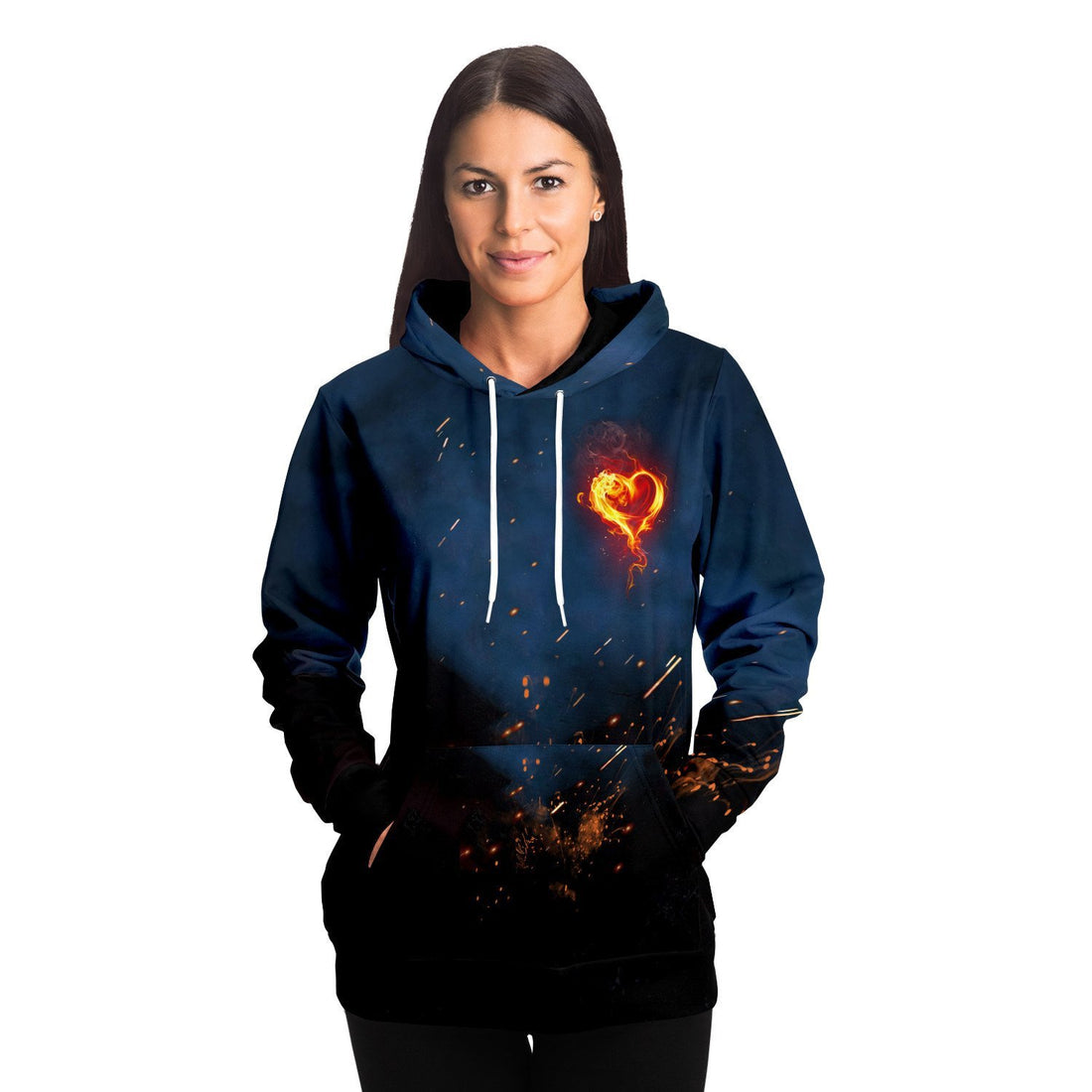 hearts on fire hoodie