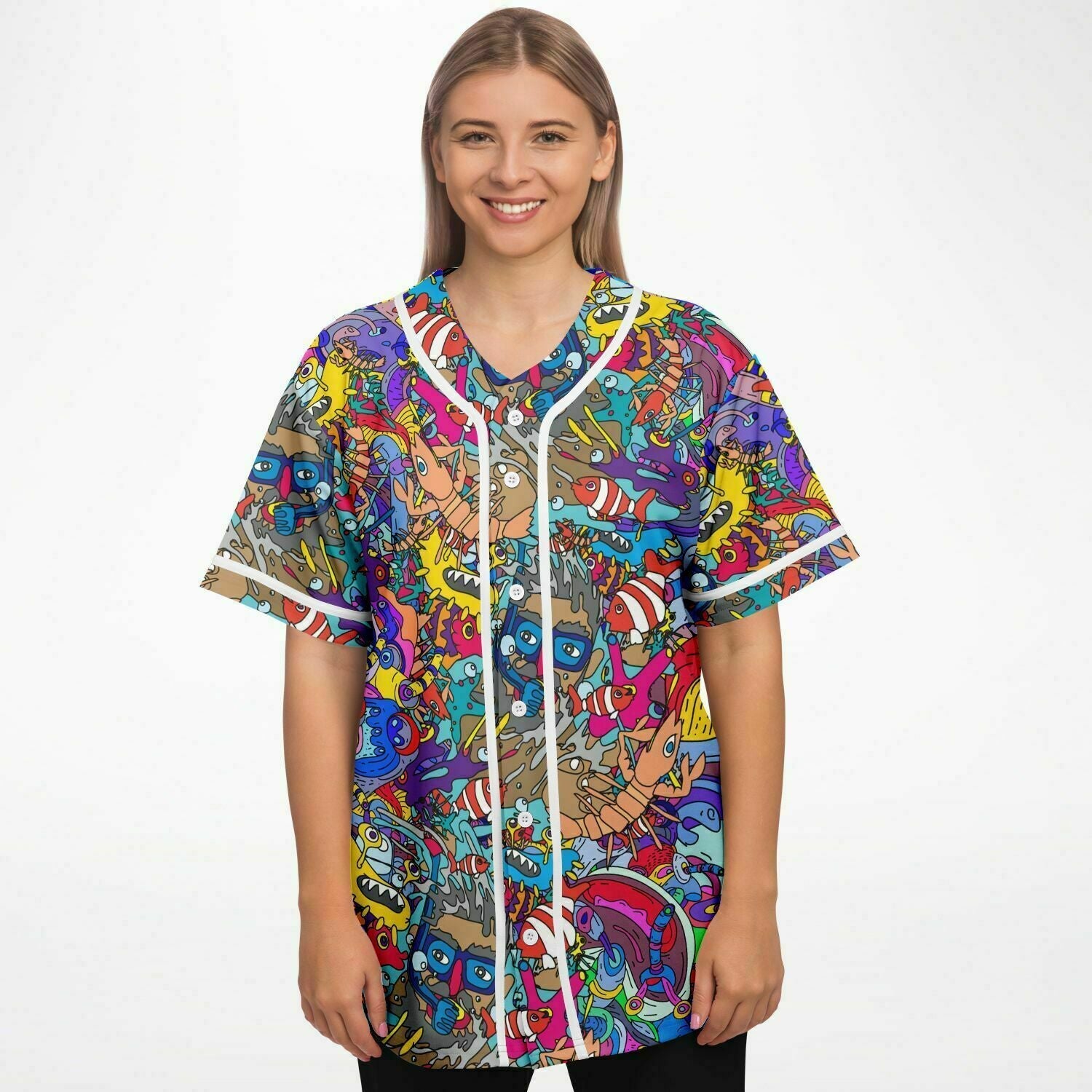 Trippy doddles Baseball Jersey