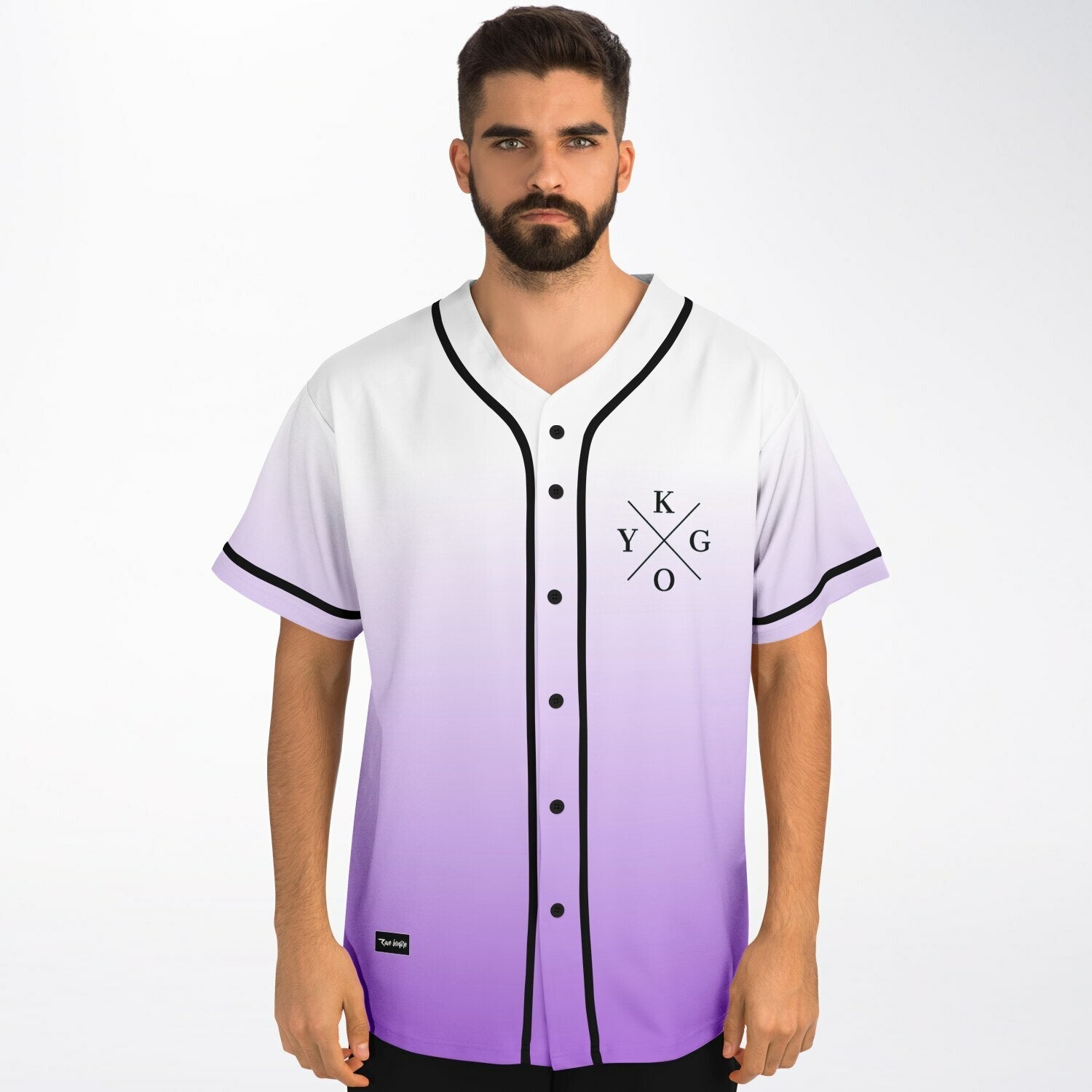 Lavender kygo Baseball Jersey