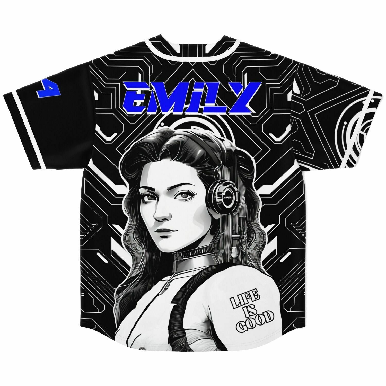 Emily custom Baseball Jersey