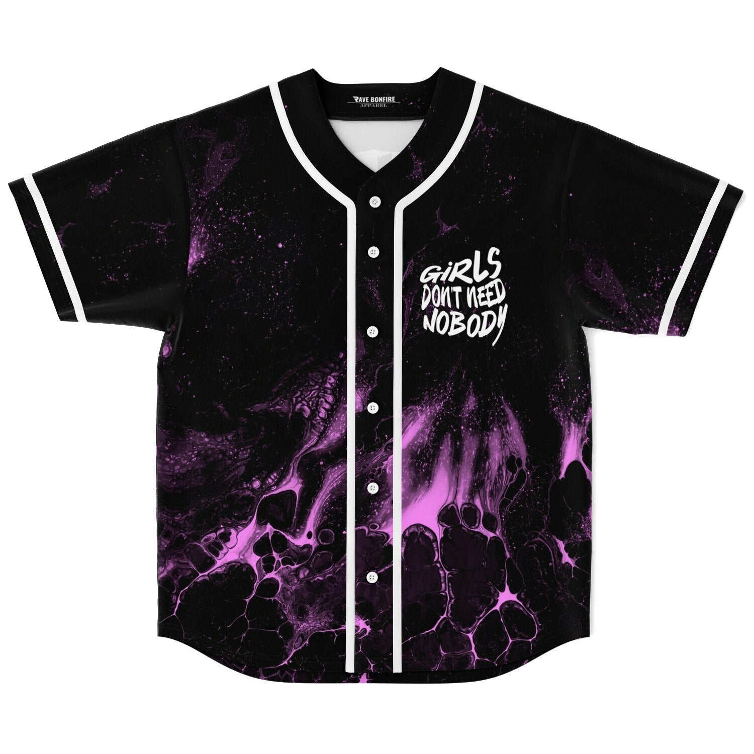 Girls need nobody custom Baseball Jersey