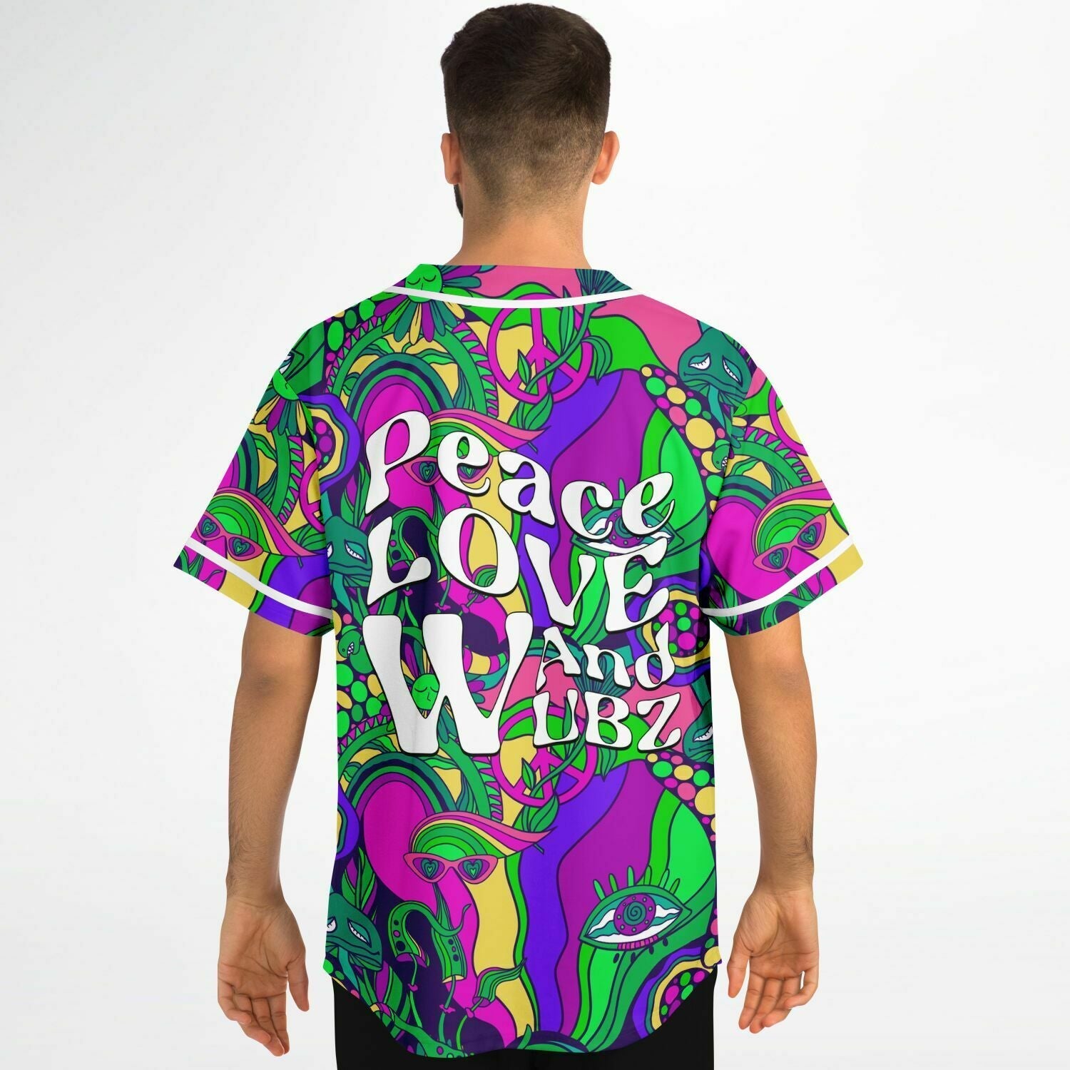 Peace love and wubz Baseball Jersey