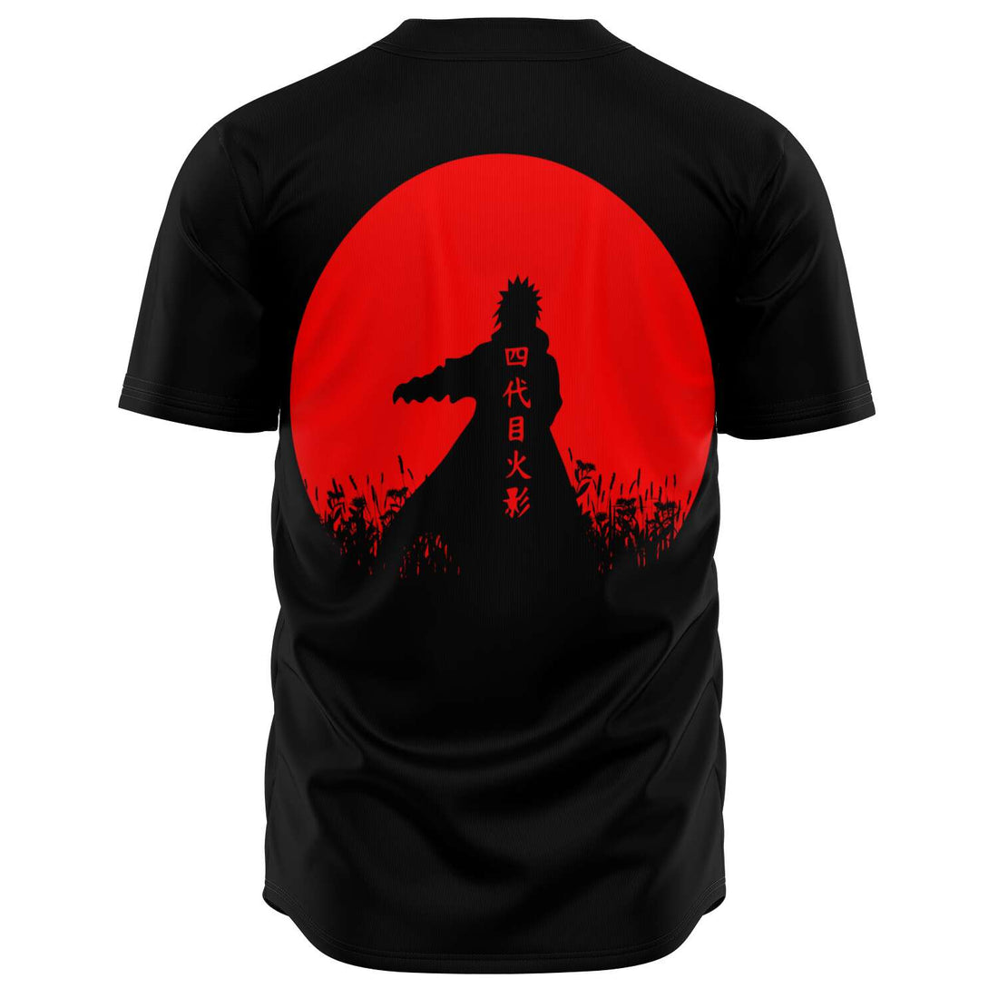 Black Minato Namikaze clan custom jersey