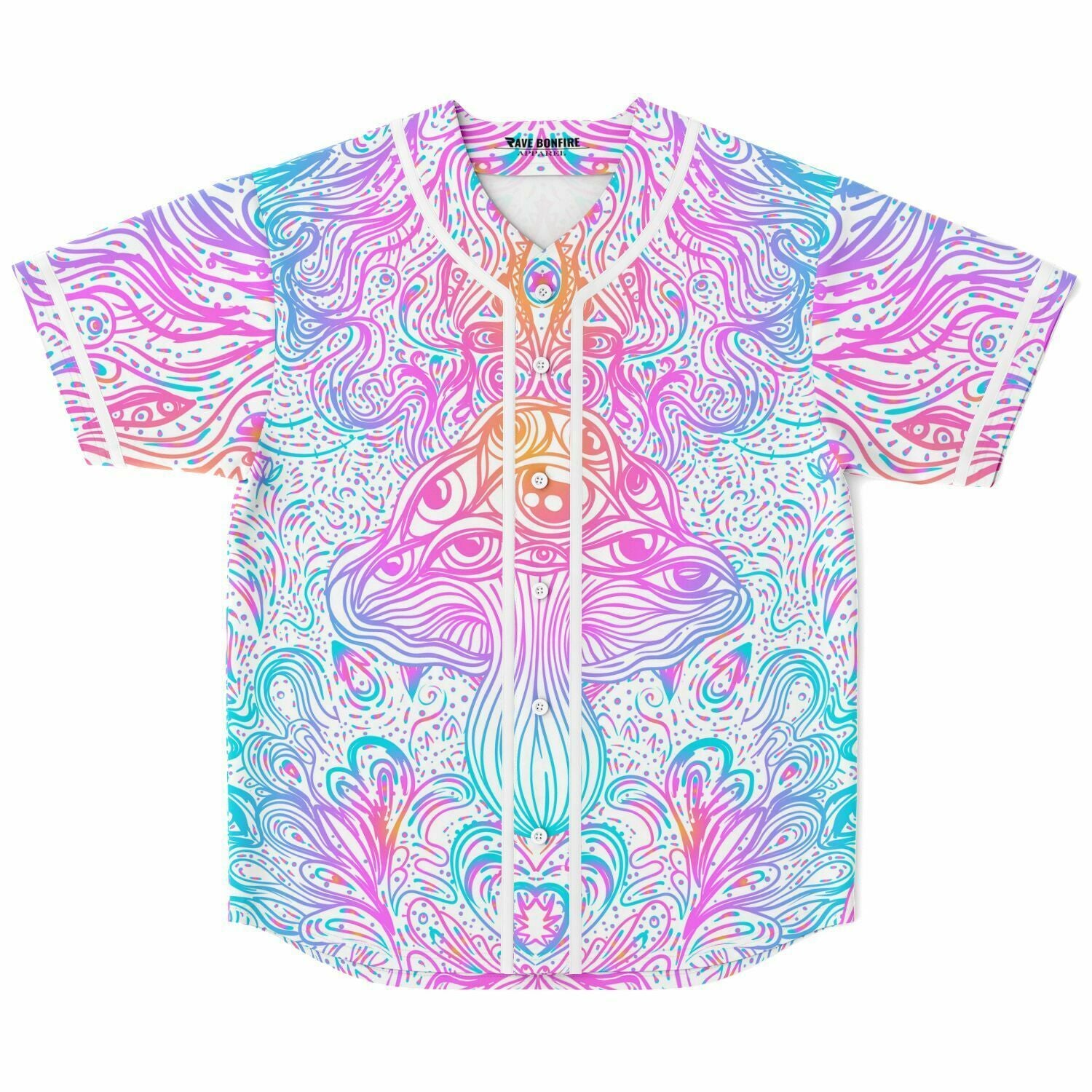 Active mushroom baseball jersey